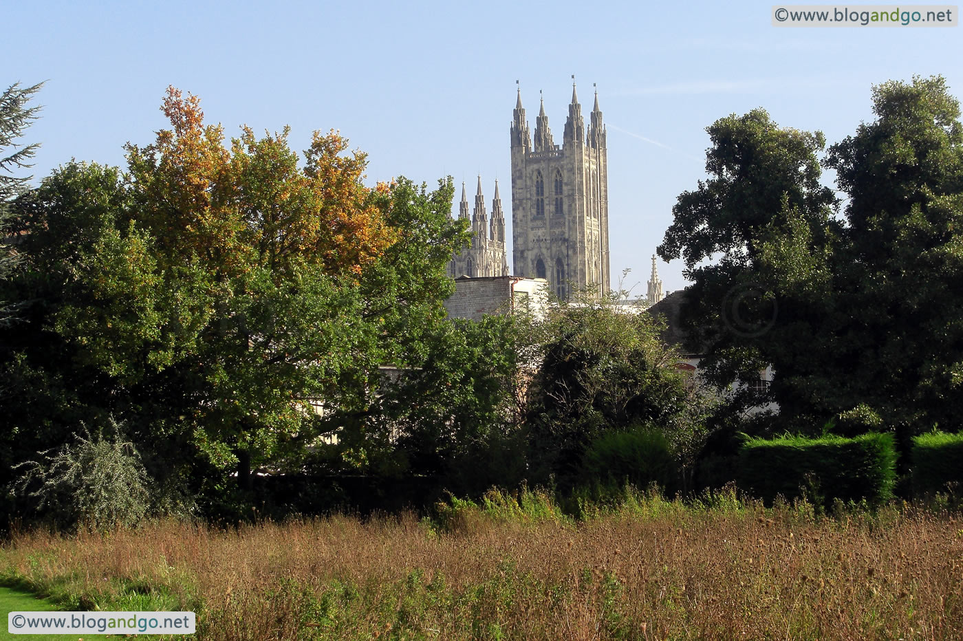 Canterbury - Canterbury Cathedral from Greyfriars Chapel